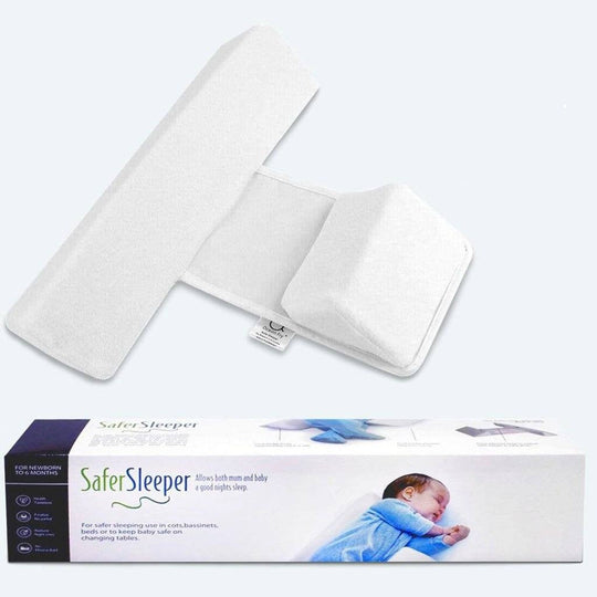 Flexibles Baby Seitenlagerungskissen Anti-Roll, mit Kopfstütze, perfekt für Neugeborene.