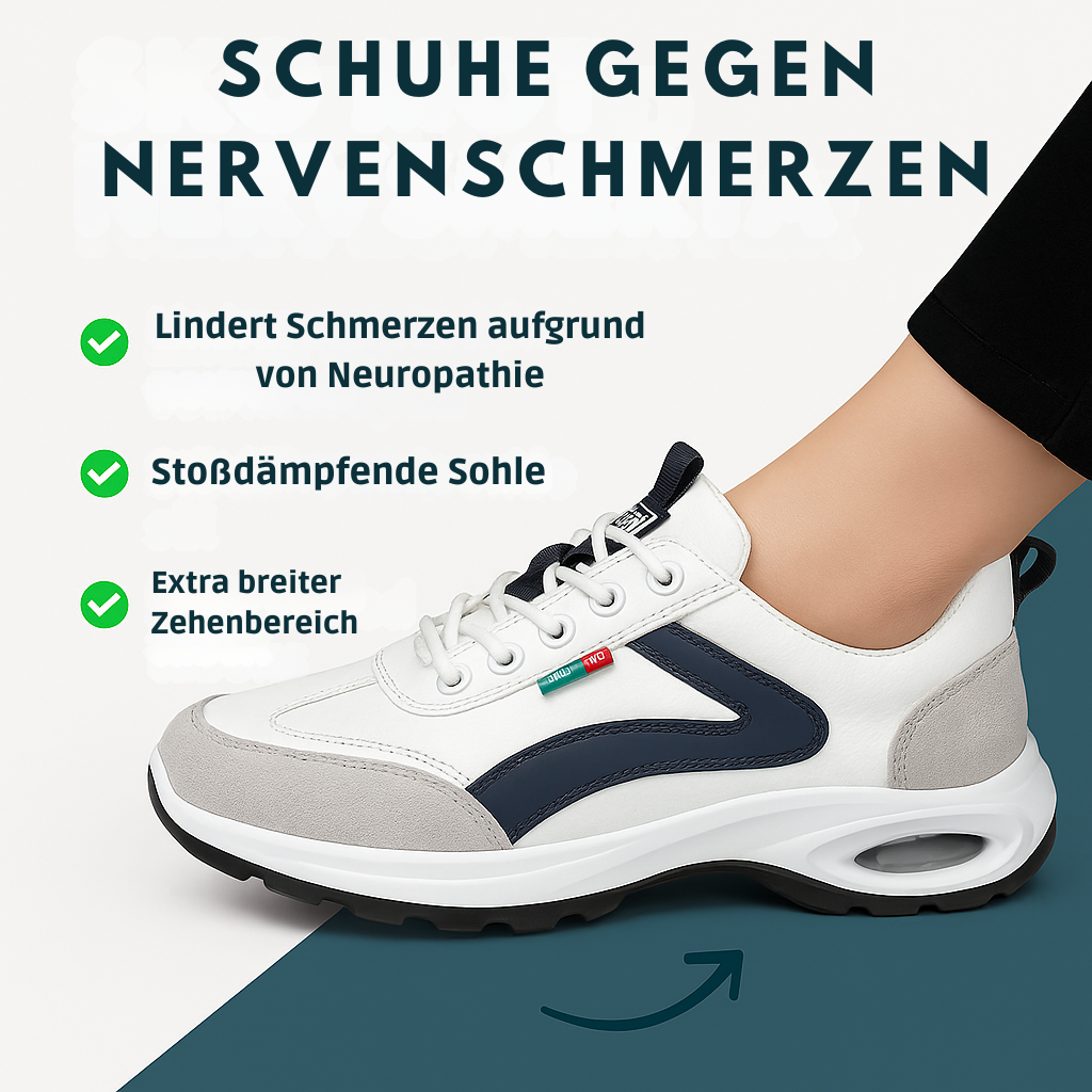 Orthopädische Herrenschuhe für Schmerzlinderung, schmerzfrei, bieten optimalen Komfort und Halt für die Füße.