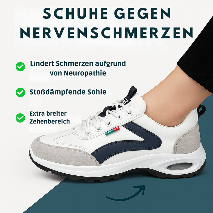 Orthopädische Herrenschuhe für Schmerzlinderung, schmerzfrei, bieten optimalen Komfort und Halt für die Füße.