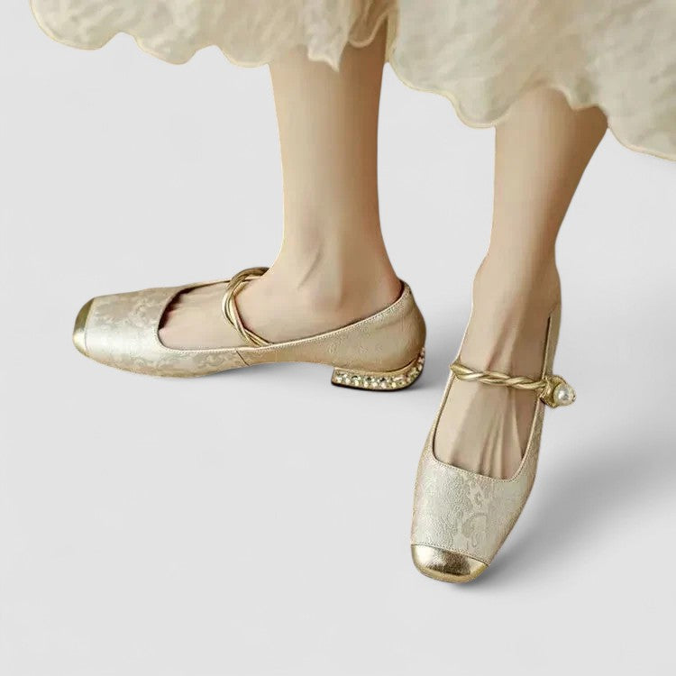 Vielseitige Damen-Komfortschuhe: Vintage Mary Janes für Arbeit & elegante Anlässe, orthopädisch.