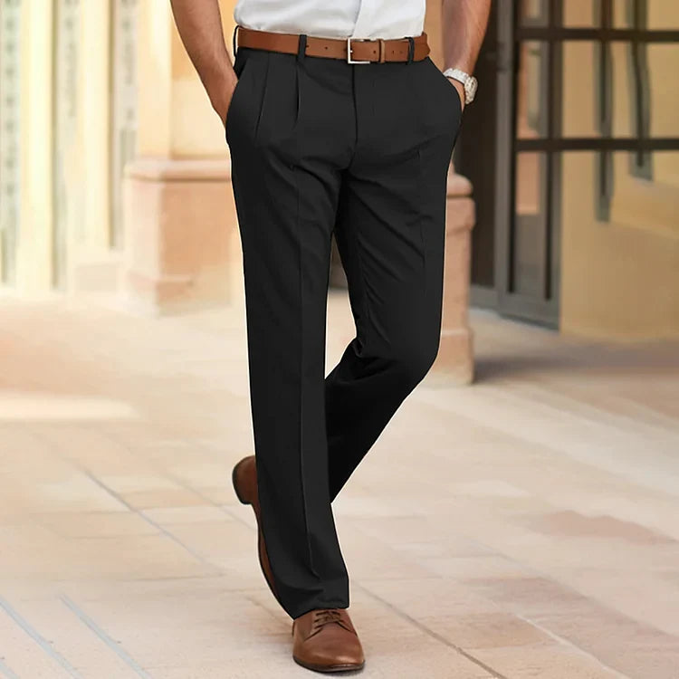 Bequeme Herren Chino "Luca", atmungsaktiv für Casual Business Looks & täglichen Komfort.