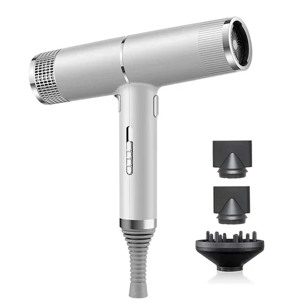 Glänzendes, gesundes Haar dank Velair Profi-Haartrockner mit Ionen-Technologie. Ideal für frizzfreie Haarpflege.