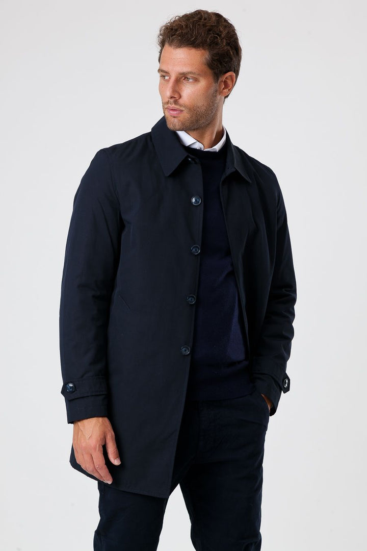 Warmer, eleganter Herren Winter-Trenchcoat, modisch & wetterfest, vielseitig für Business- und Freizeit-Looks.