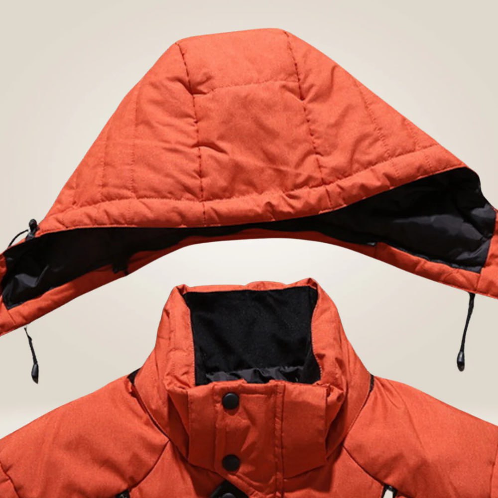 Robuste Männer Winterjacke, wasserabweisend & winddicht, bietet hohen Kälteschutz und Komfort.
