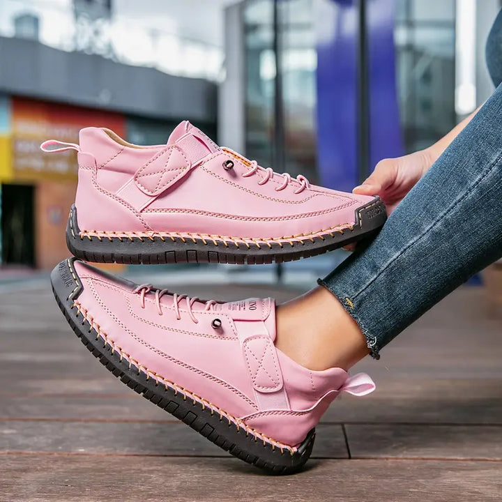 Leichte dunkelblaue Damen-Freizeitschuhe, äußerst bequem & flexibel, der perfekte Begleiter für jeden Tag.