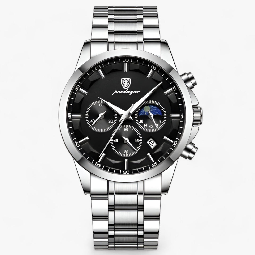 Moderne Cassian Herrenuhr am Handgelenk, betont stilvolle Eleganz und hochwertige Verarbeitung.