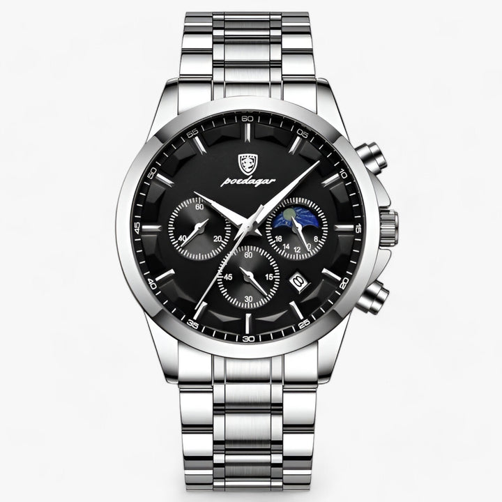 Moderne Cassian Herrenuhr am Handgelenk, betont stilvolle Eleganz und hochwertige Verarbeitung.