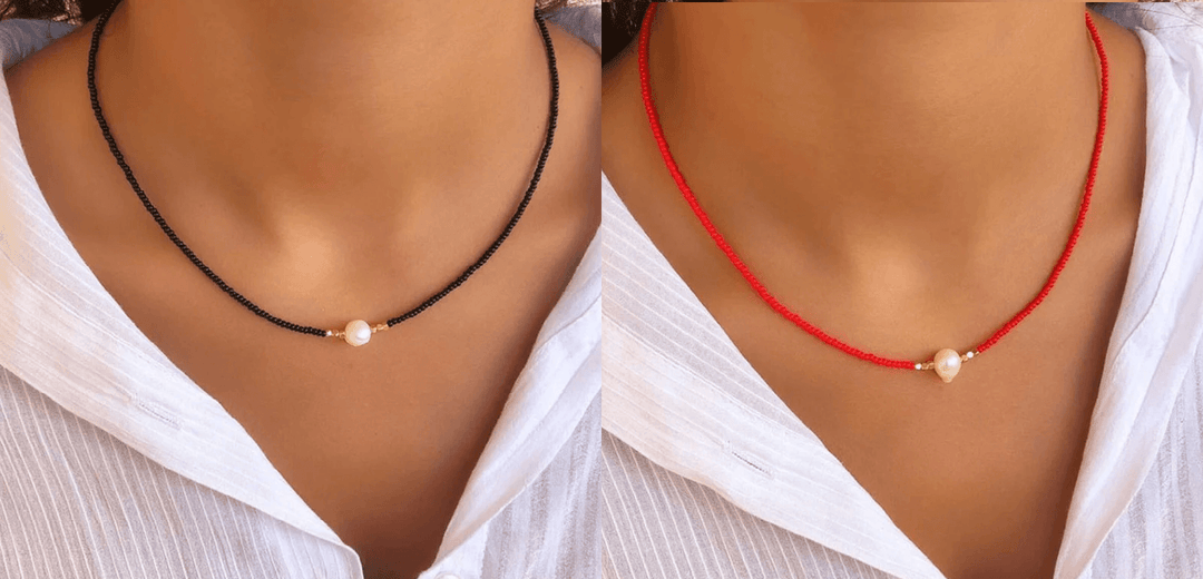 Damen Perlenkette: Ausdruck von Eleganz & Stil. Ein unverzichtbares Accessoire mit zeitloser Anziehung.