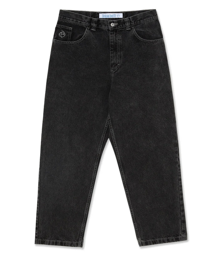 Robuste Herren Denim Baggy Jeans, perfekt für Skate- und Streetwear Looks.