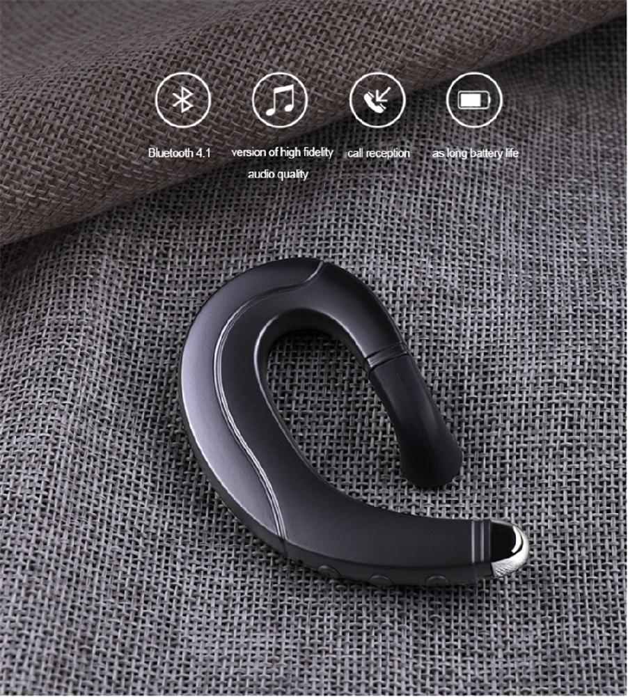 Vielseitiges AeroVibe Knochenleitungs-Headset, kabelloser Bluetooth Kopfhörer für Audio-Genuss ohne Ohrbedeckung.