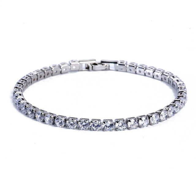 Tennisarmband für Herren und Damen, mit funkelnden Zirkonia. Ein elegantes Schmuckgeschenk.