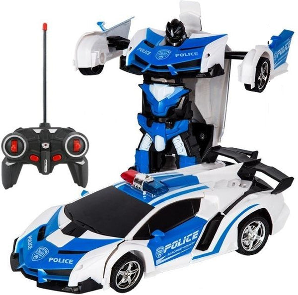 Beeindruckender VoltMorph Roboter, aus einem verwandelbaren Spielzeug Auto, perfekt für fantasievolle Abenteuer.