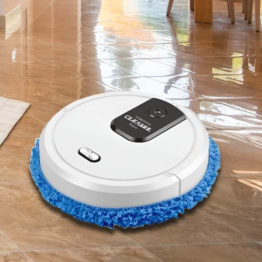 Smart Home Roboter-Wischmopp CleanBot; autonomer Reinigungsroboter für komfortable, tägliche Bodenpflege.