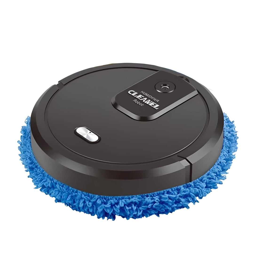 CleanBot Roboter-Wischmopp für automatische Bodenreinigung zuhause; smarter Haushaltshelfer für Nass- & Trockenreinigung.