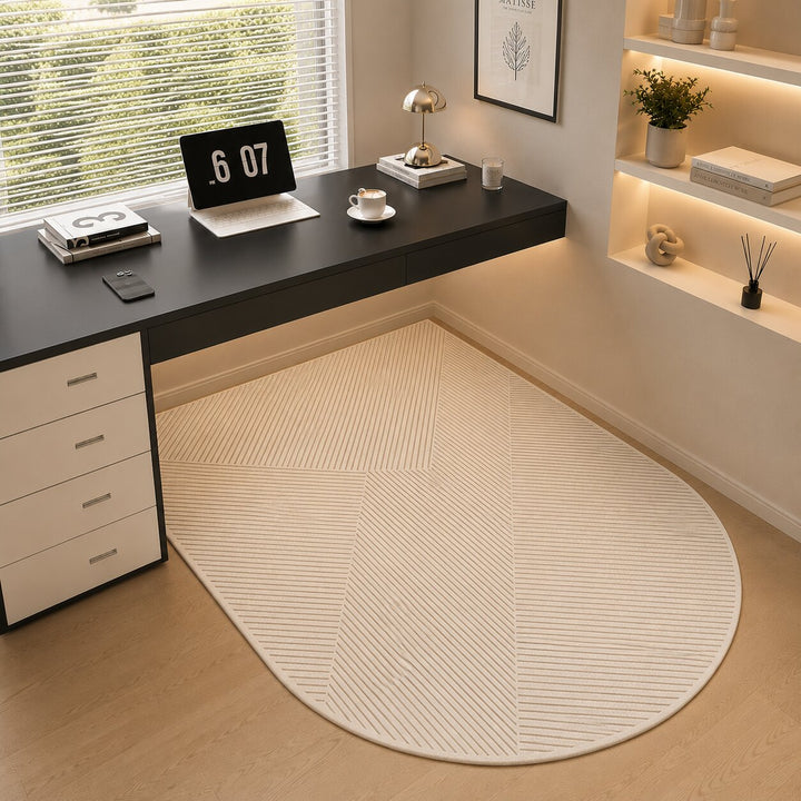 Transparente Bodenschutzmatte für Bürostuhl. Optimaler Kratzschutz für Parkett, Laminat und harte Böden.