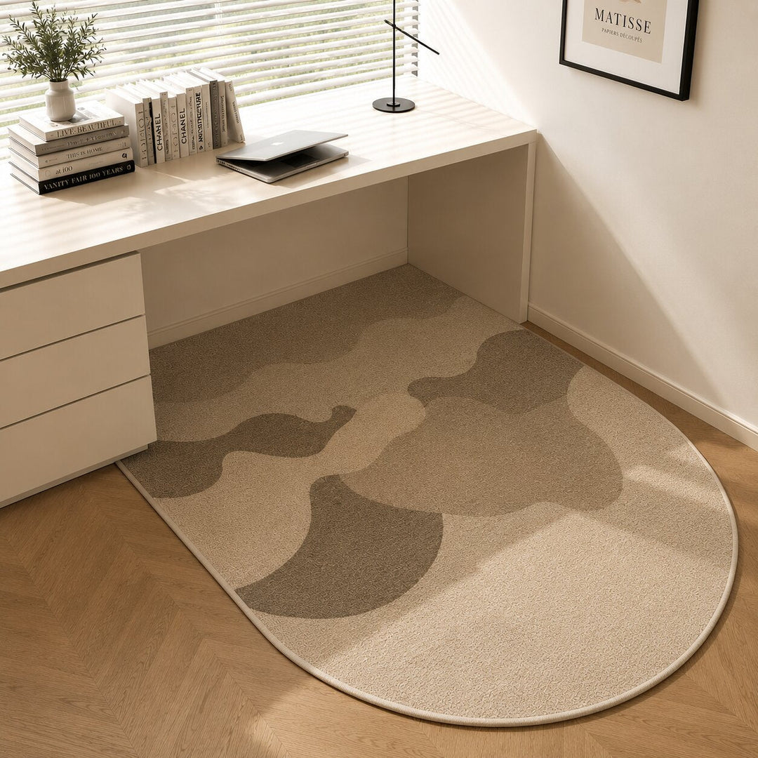 PVC-Bodenschutzmatte für Bürostuhl, schützt Parkett und Laminat vor Kratzern. Perfekt für Heimbüro & Büro.
