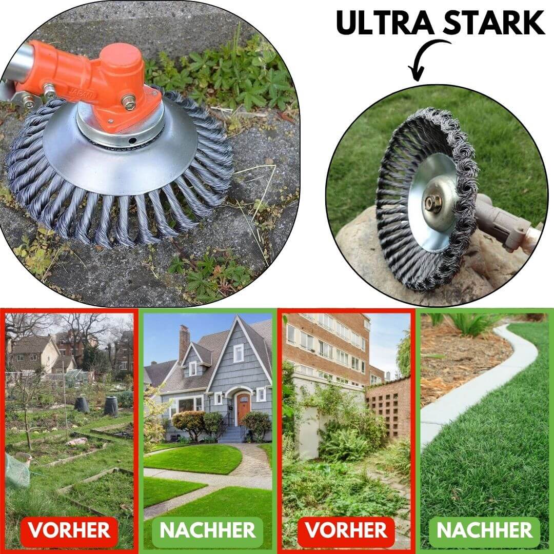 Hochleistungs-Rasentrimmerkopf für schnelle Unkrautentfernung. Robustes Gartenwerkzeug für jede Gartenpflege.