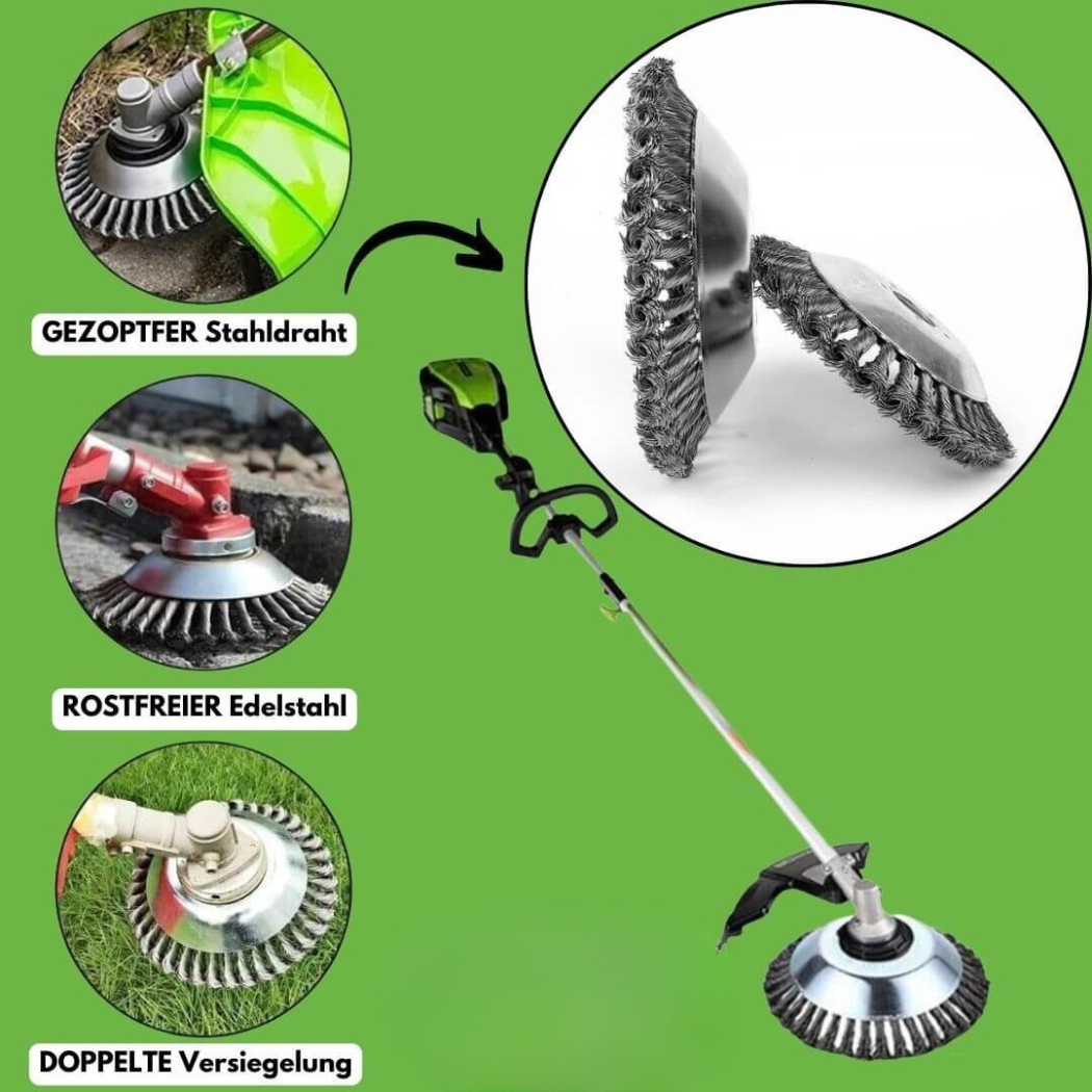 Universal-Rasentrimmerkopf, ideal für präzise Unkrautentfernung. Langlebiges Gartenzubehör für effiziente Gartenpflege.
