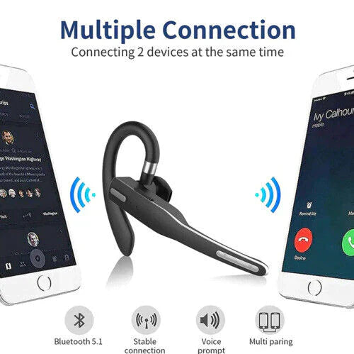 Ergonomisch ontworpen RoadMic Pro Bluetooth headset, biedt langdurig comfort voor professioneel gebruik.