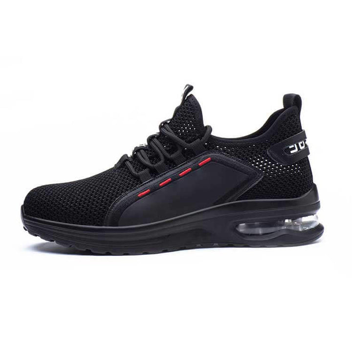 Orthopädische Herren Arbeitsschuhe S3 im Sneaker-Stil. Stahlkappe, Dämpfung & rutschfest für Komfort & Schutz.