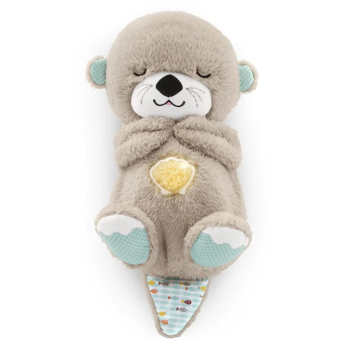 Beruhigender Schlaf-Otter für Babys & Kinder: Kuscheltier mit Atemfunktion & sanften Melodien als Einschlafhilfe.