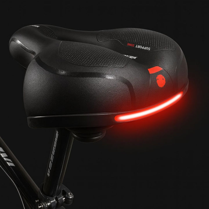 Bequemer Fahrradsattel mit Federung für Damen & Herren. Komfortabel & stoßdämpfend für jede Radtour.