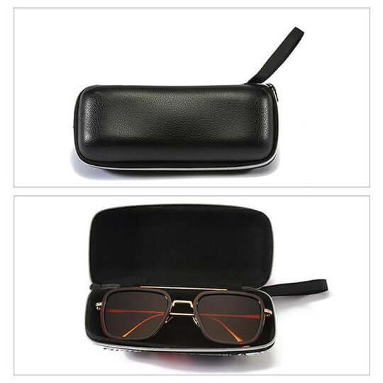 Intelligente schwarze Gleitsichtbrille für Damen, ideal gegen Altersweitsichtigkeit beim Lesen.