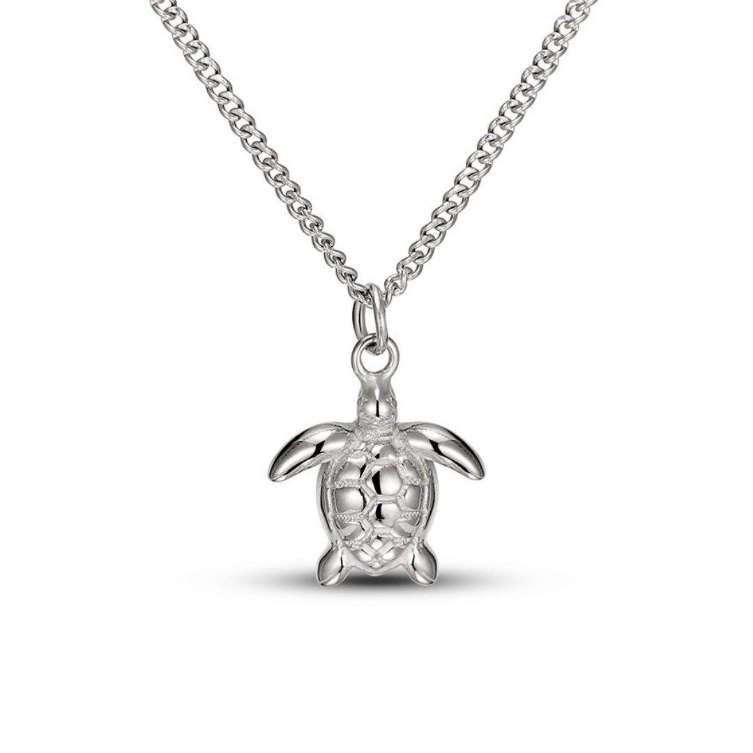 Detailaufnahme der eleganten Meerestentakel-Halskette für Damen, maritimer Natur-Schmuck.