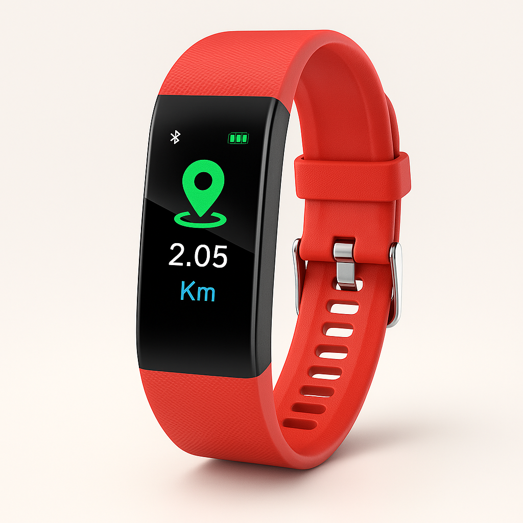 Senioren Fitness Uhr: Wasserdichtes Design, misst Herzfrequenz, Schritte & überwacht den Schlaf.