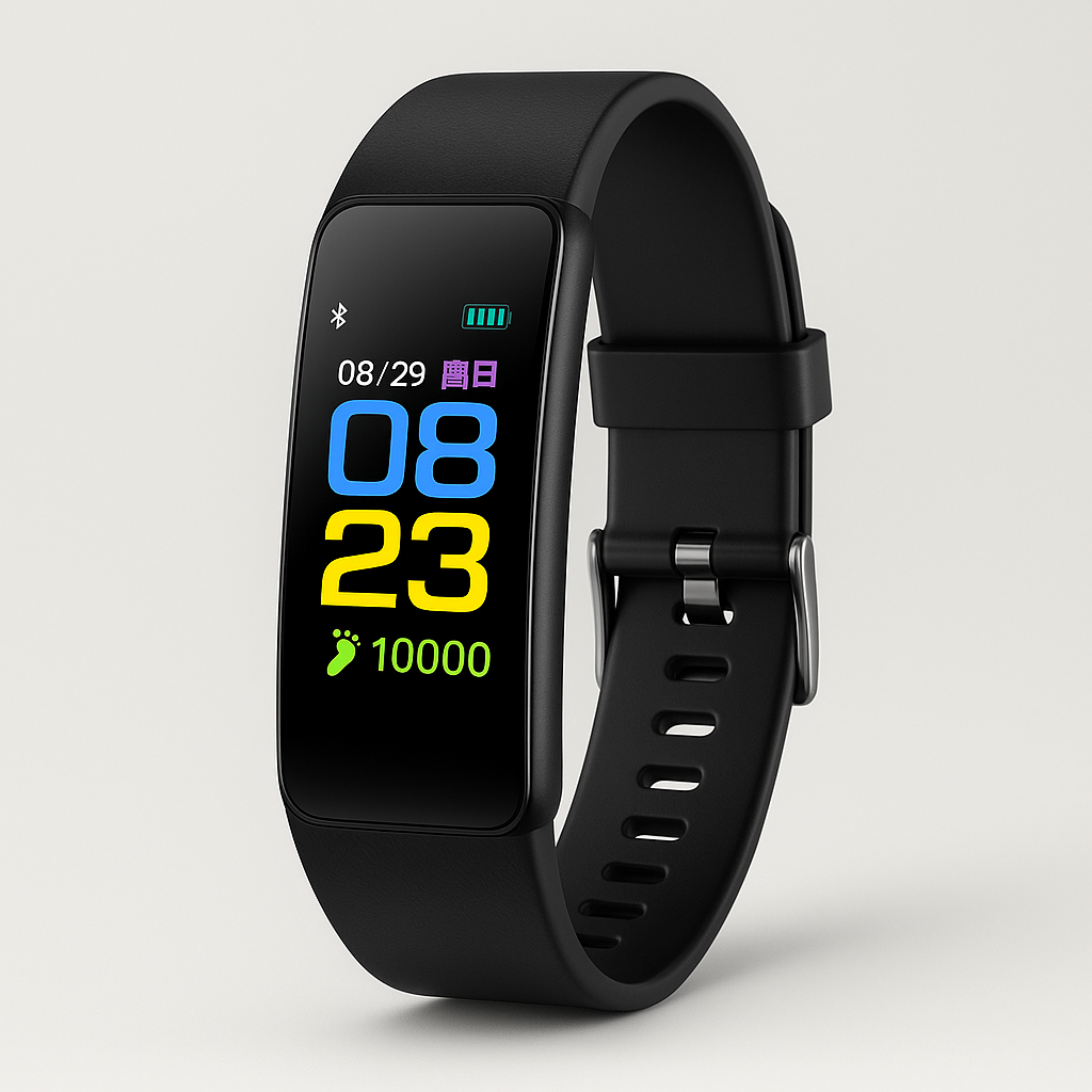 Wearable für Senioren: Smartwatch mit Schrittzähler, Herzfrequenz & Schlafmonitor. Geschenkidee.