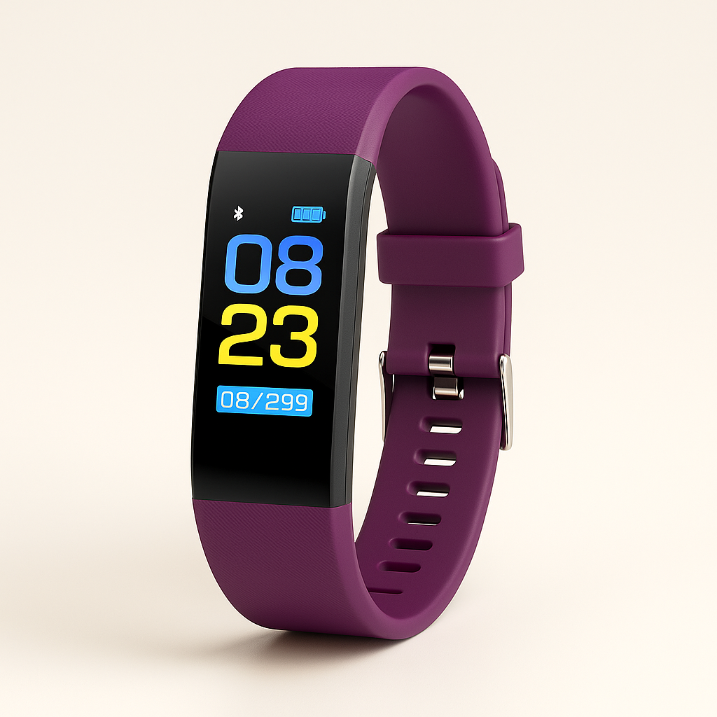 Einfach bedienbare Fitness Smartwatch für Senioren. Misst Aktivität, Herzfrequenz & Schlafqualität.