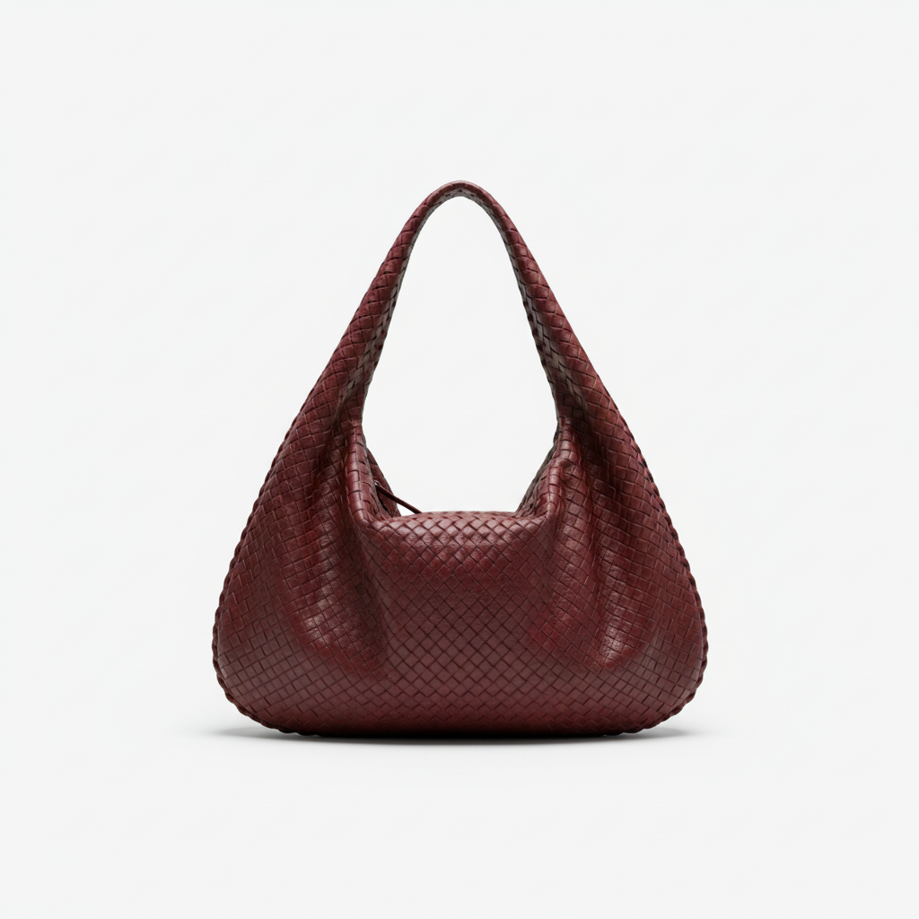 Geräumige elegante Damen Schultertasche mit Struktur, aus hochwertigem Kunstleder, ideal für den täglichen Gebrauch.