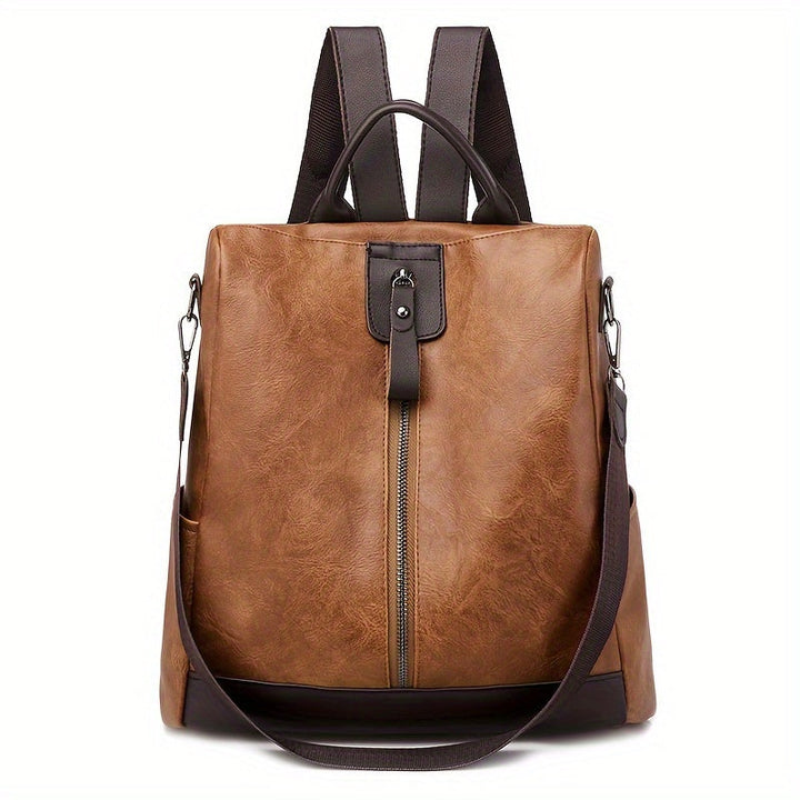 Sicherer Damen Anti-Diebstahl-Rucksack, wasserfest, stilvoll, ideal für Stadt & Reise, mit Diebstahlschutz.