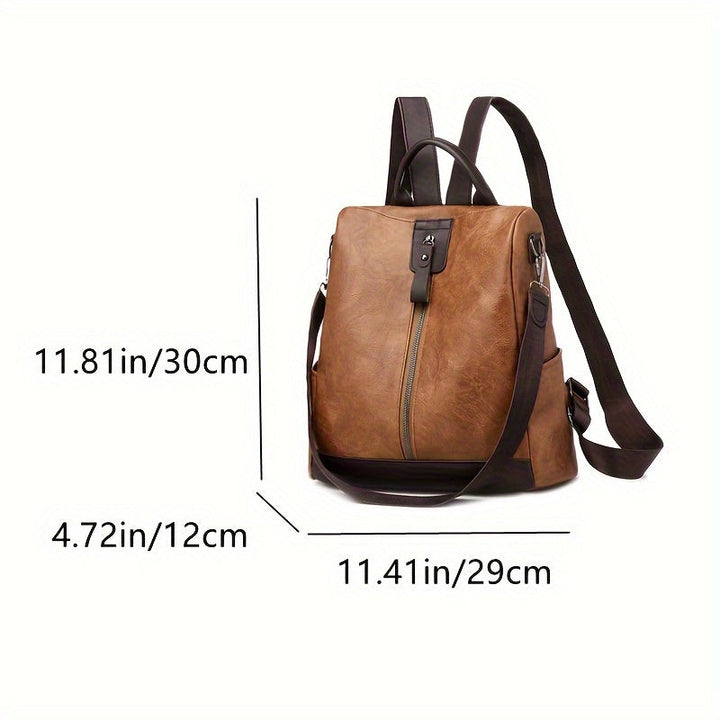 Praktischer Damen Anti-Diebstahl-Rucksack, wasserfest, schick, ideal für sichere Aufbewahrung unterwegs.