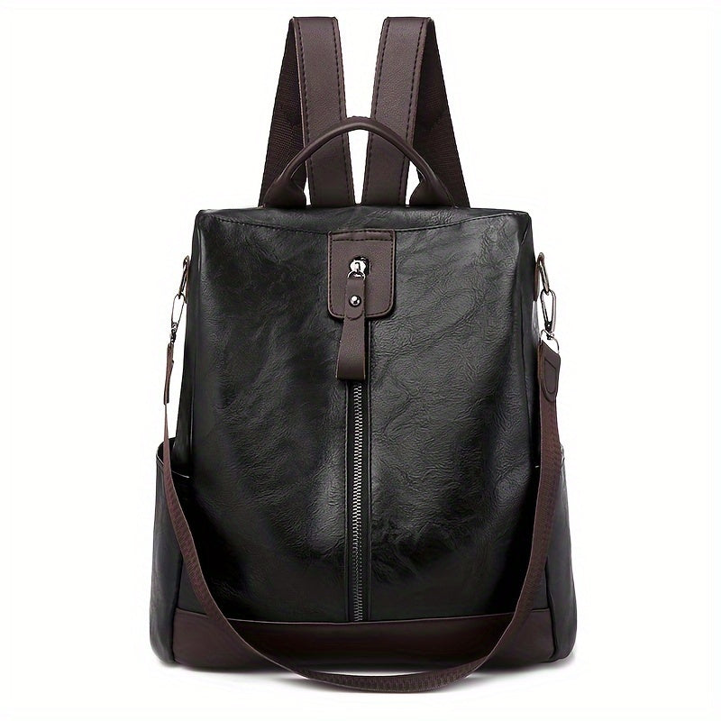 Stilvoller Damen Cityrucksack, wasserfester Alltagsrucksack mit Diebstahlschutz für Pendler & Reisen.