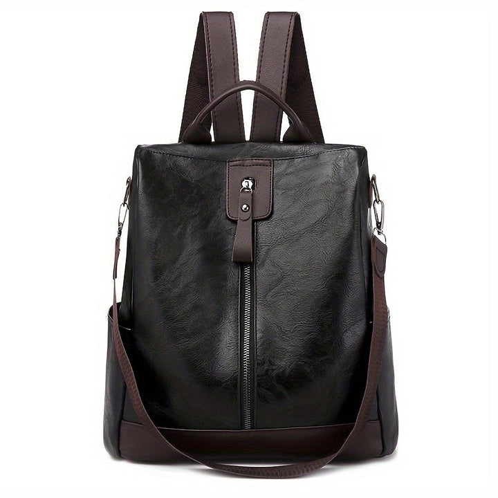 Stilvoller Damen Cityrucksack, wasserfester Alltagsrucksack mit Diebstahlschutz für Pendler & Reisen.