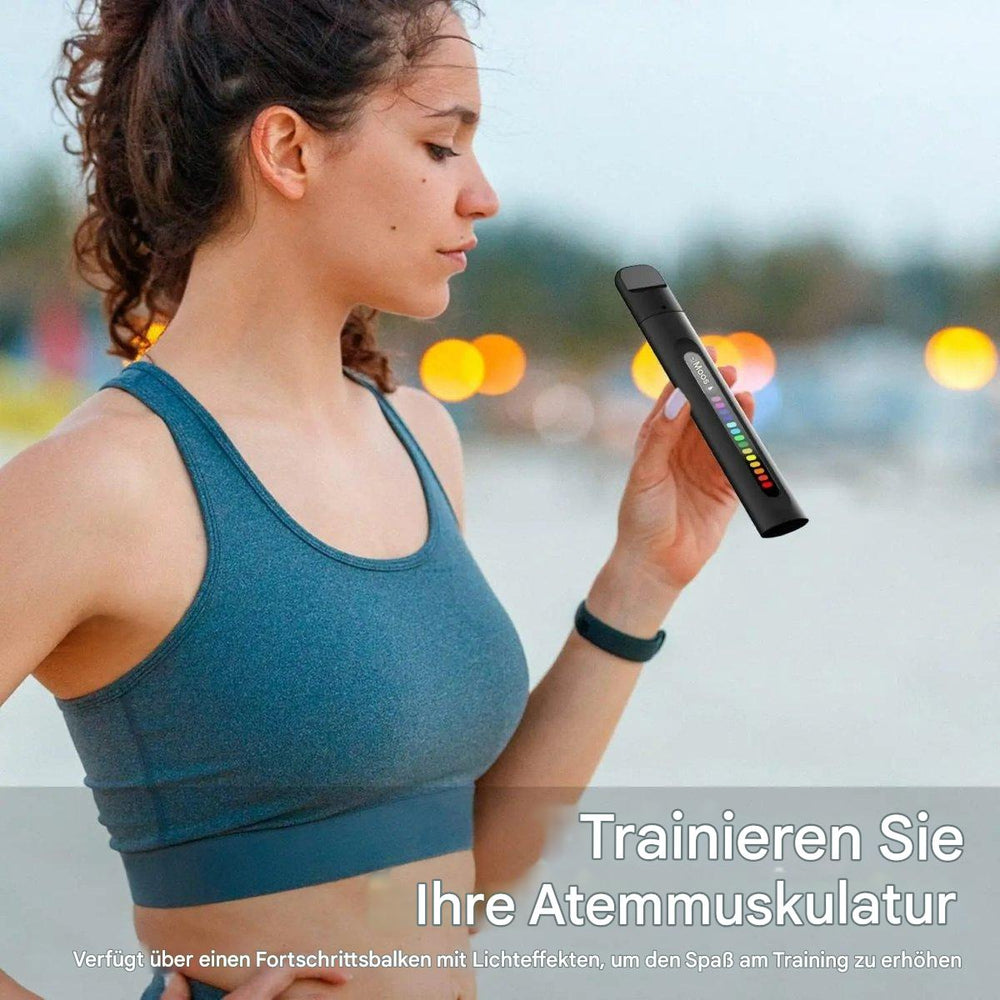 Unisex Atemtrainer für effektives Lungentraining. Verbessert Atemmuskulatur, Ausdauer & Wohlbefinden.