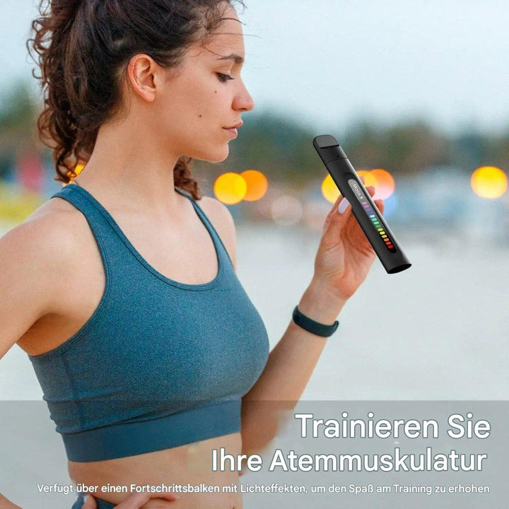 Unisex Atemtrainer für effektives Lungentraining. Verbessert Atemmuskulatur, Ausdauer & Wohlbefinden.