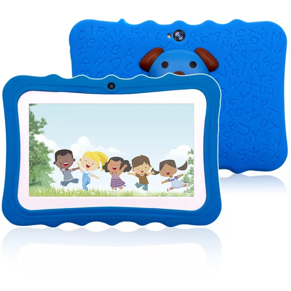 Stoßfestes SmartKid Kinder-Tablet 7-Zoll, ideal für Kleinkinder. Robustes Spiel-Tablet für sicheres Spielen.