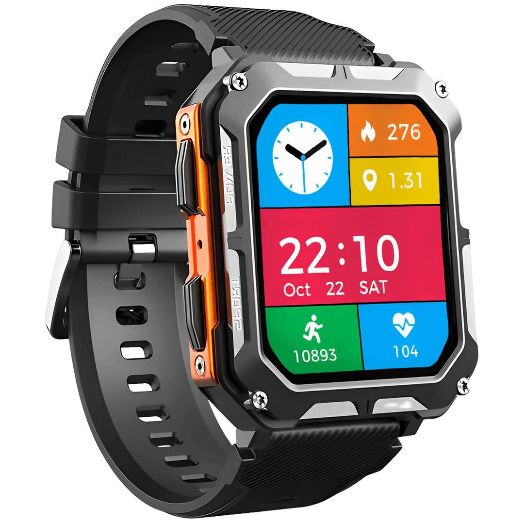 Militärstandard ArmorTime Outdoor Smartwatch, extrem robust und stoßfest, ideal für Herren & Damen.