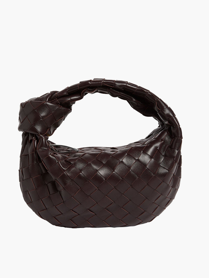 Isabella Damen-Handtasche, gewebt und kompakt, mit schönem Flechtdesign.