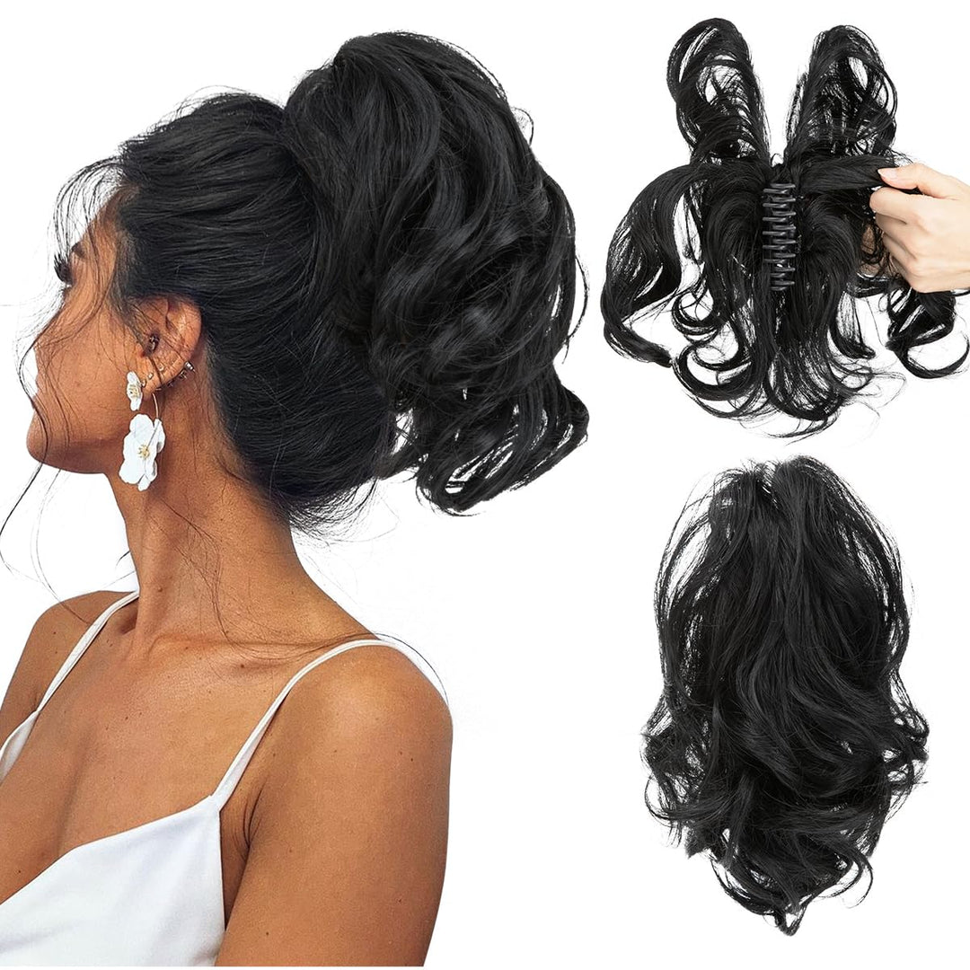 Damen Locken Pferdeschwanz Haarverlängerung, synthetisch und hitzebeständig. Für natürliche Fülle und schnelle Styles.