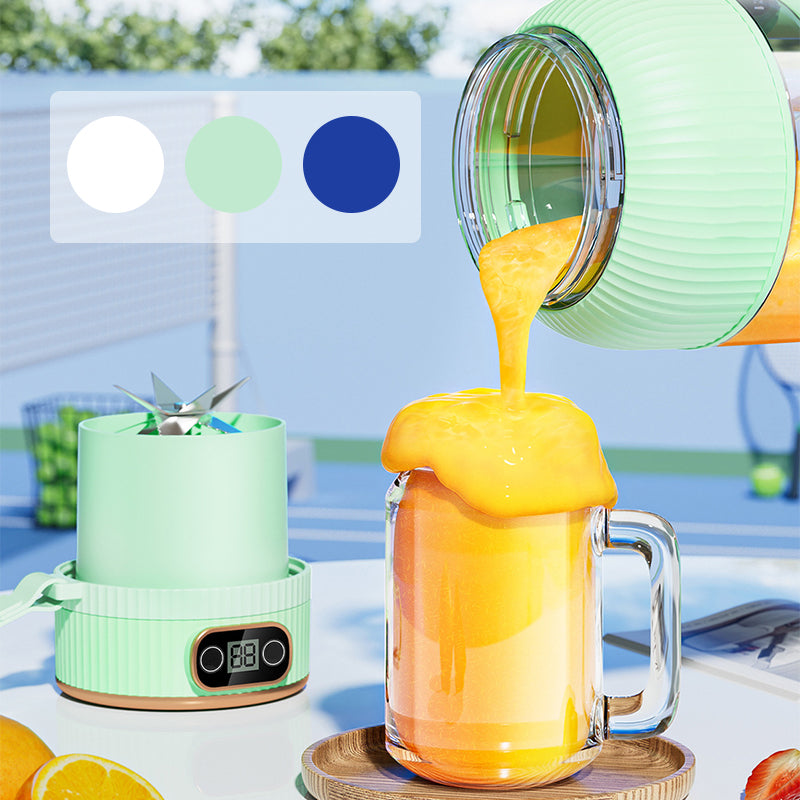 Tragbarer Multifunktionsmixer für gesunde Smoothies unterwegs, ideal für Sport & Reise.