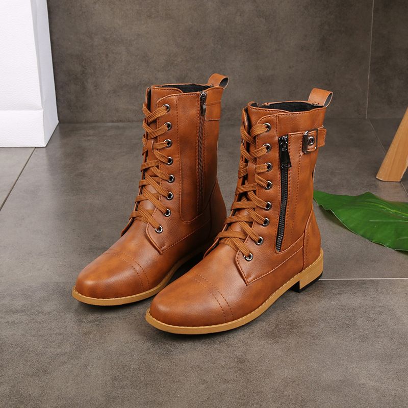Damen Komfort Stiefel, orthopädisch, Schwarz, seitlicher Reißverschluss, bequem, stilvoll.