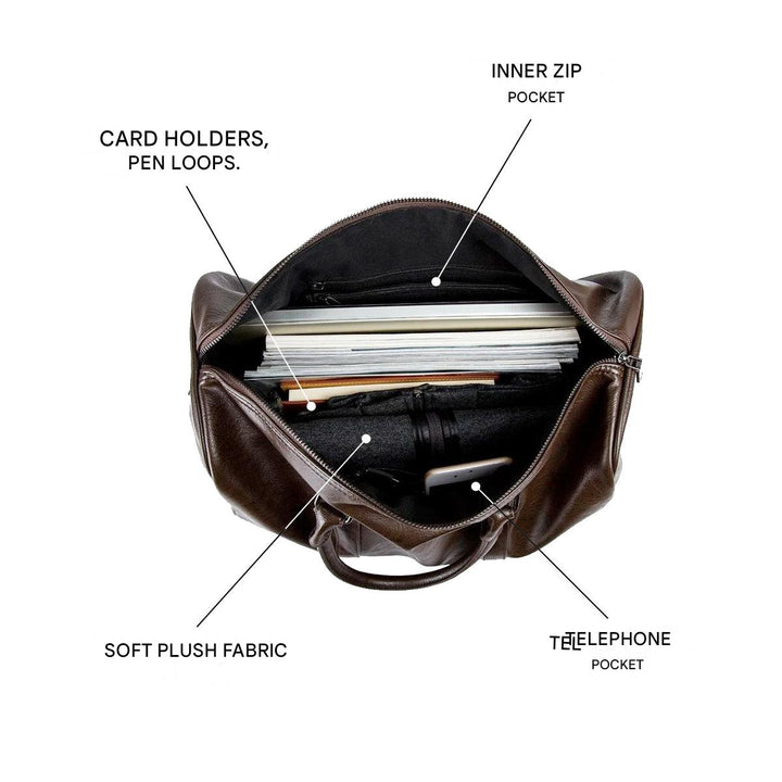 Flexible Reisetasche, schwarz, leicht & robust, vielseitig einsetzbar als Handgepäck oder Weekender.