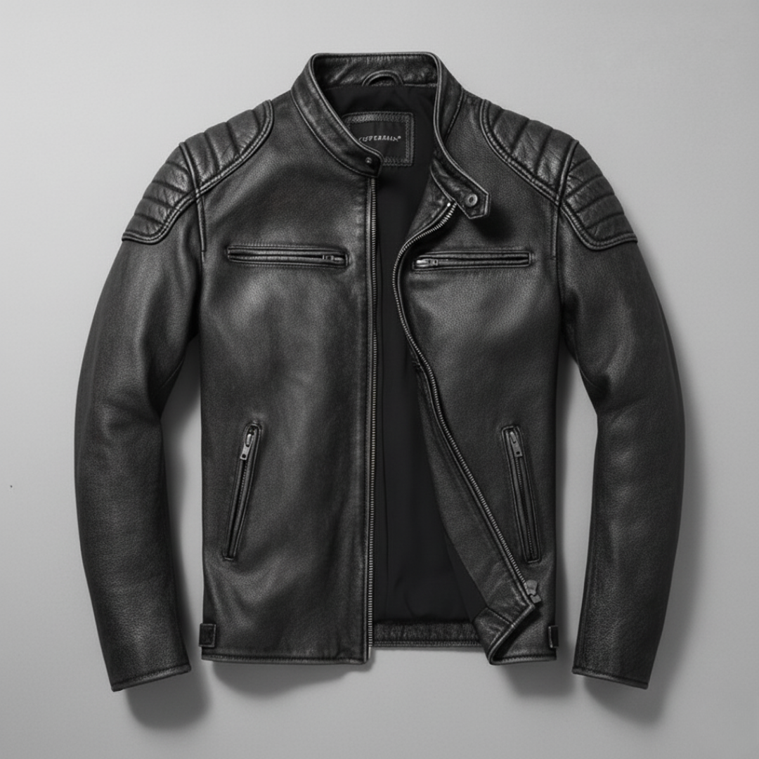 Vielseitige Herren Übergangsjacke im Vintage-Look, perfekt für stilvolle Alltagslooks und Herrenmode.