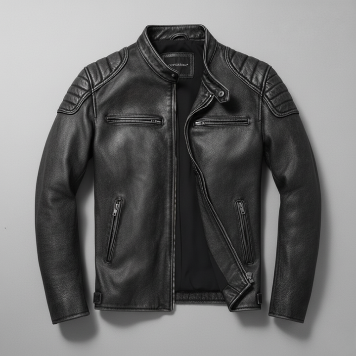 Vielseitige Herren Übergangsjacke im Vintage-Look, perfekt für stilvolle Alltagslooks und Herrenmode.