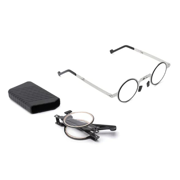 Hochwertige Titan Lesebrille, ultraleicht und bequem für langes Lesen. Elegantes Unisex-Design.