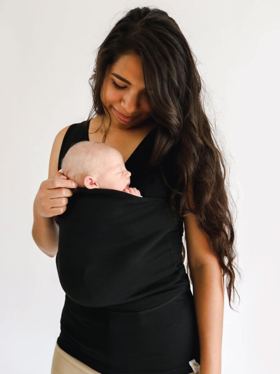 Unisex Tragetuch T-Shirt für Eltern, die ihr Baby nah tragen wollen, bietet Komfort & Stil.
