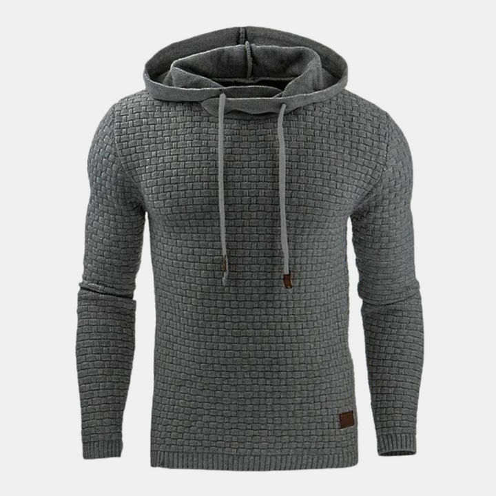 Herren Hoodie Vintage-Stil mit einzigartigem Muster. Bequemer Freizeit-Pullover für Herbst & Winter, ideal für Streetwear.